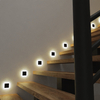 Lampa naścienna Evo EKS681 LED 0,6W 3000K przyschodowa czarny biały