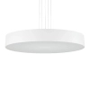 Kuchenna wisząca lampa Kengo 5239 okrągła nad wyspę biała