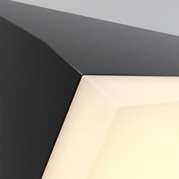 Zewnętrzny kinkiet naścienny Brick O436WL-L10GF3K LED 10W 3000K IP54 grafit