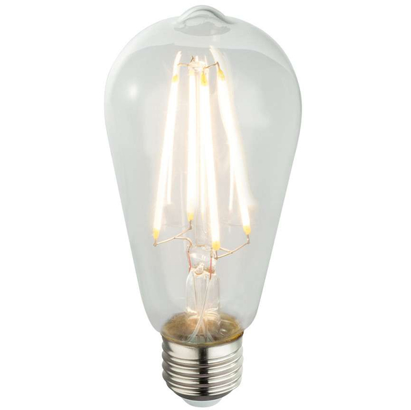Żarówka dekoracyjna LED 11399 Globo ST64 E27 7W 800lm 230V 3000K biała ciepła