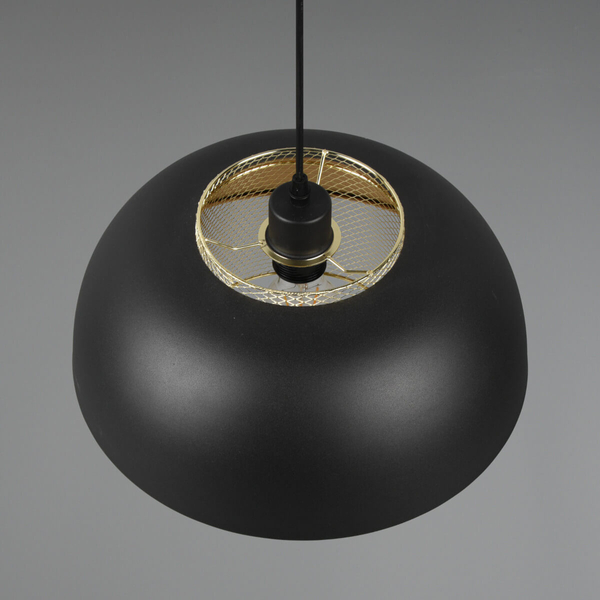 Zwieszana lampa Punch R30811932 RL Light kopuła do salonu czarna
