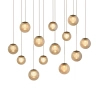 Wisząca lampa PURE POPUP brązowa 2590-97 13xLED 3W 2200-5000K sterowana góra-dół