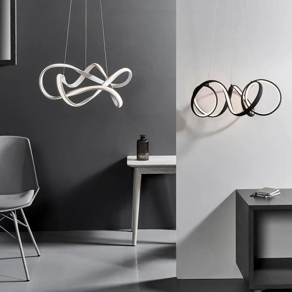 Wisząca lampa wstążka Synergy 81893 LED 41W 3000K ściemnialna biały