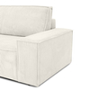 Sofa do salonu rozkładana Pllow KH1501100207 King Home sztruks wygoda jasny beżowy