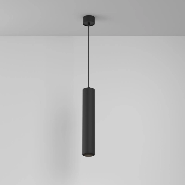 Zwieszana lampa tuba Artisan P082PL-GU10-B Maytoni nad stół czarny