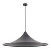 Stożkowa lampa wisząca KELDAN AZ5904 Azzardo salonowa nad wyspę czarna