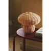 Stołowa lampka boho Allie 2412765060 ratanowa beżowy
