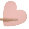 Lampa ścienna HEART 21-84569 z półką LED 5W 4000K serce różowe drewno