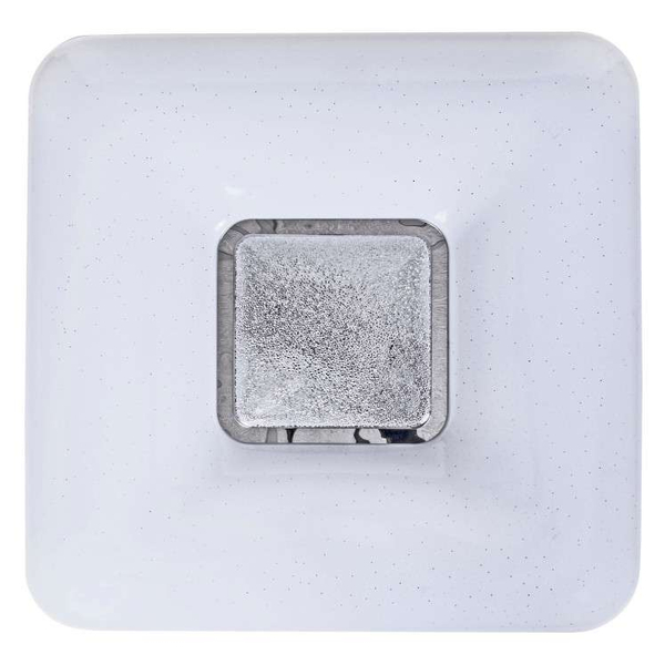 Plafon LAMPA sufitowa YAX ML4402 Milagro kwadratowa OPRAWA glamour LED 24W 3000K – 6000K z efektem gwiazd biała chrom