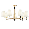 LAMPA sufitowa ZARAGOZA H001CL-07BS Maytoni abażurowa OPRAWA klasyczna mosiądz