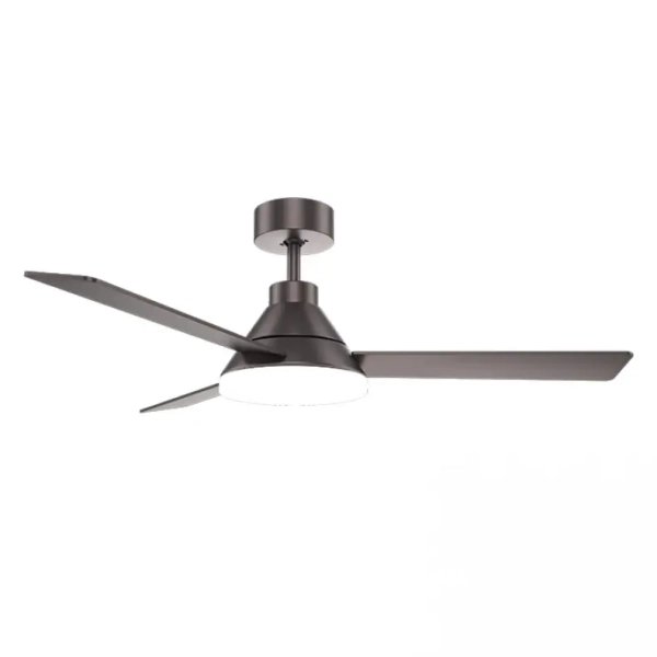 Naturalna lampa sufitowa z wentylatorem 22083 LED 22W CCT brązowy