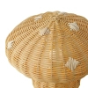 Stołowa lampka boho Allie 2412765060 ratanowa beżowy