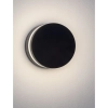 Okrągła lampa ścienna do ogrodu OSCELIA LE75128 LED 8W 3000K IP54 czarna