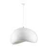 Lampa wisząca nowoczesna biała tworzywo STONE DN426-800 kloszowa E27 do jadalni 1p