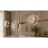 Modernistyczna lampa wisząca EUFORIA złota AZ6737 5xLED 30W 3000K do sypialni