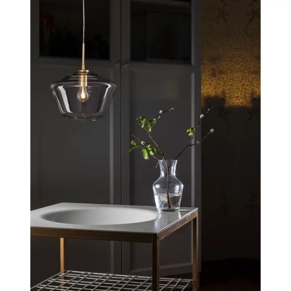 Loftowa LAMPA wisząca TULUA LE41794 Luces Exclusivas skandynawska OPRAWA szklany zwis przezroczysty