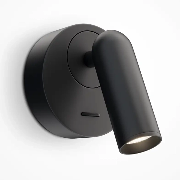 Metalowy kinkiet regulowany Mirax C038WL-L3B3K LED 3W 3000K czarny