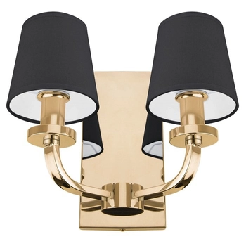 Złota lampa ścienna NEW YORK W02510AU klasyczny kinkiet do salonu