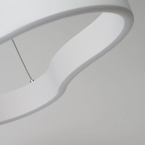 Dekoracyjna lampa wisząca ściemnialna MIRABELLA LED 48W 3000K AZ6752 biała aluminiowa