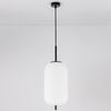 Wisząca lampa nowoczesna Marc LE42719 nad stół do jadalni szklana czarna