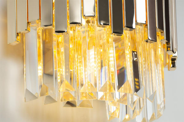 Kinkiet LAMPA ścienna TREND W0251 Maxlight kryształowa OPRAWA glamour crystal przezroczysta
