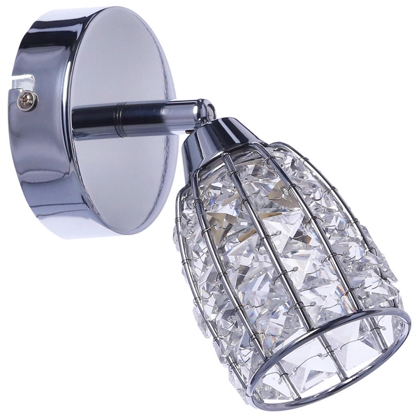 Kinkiet ścienny kryształowy Shiba 91-13385 Candellux chrom