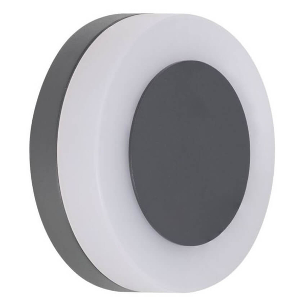 Okrągła lampa elewacyjna ENOK AZ4460 Azzardo LED 10W 3000K IP65 szary