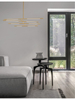 Sufitowa lampa pokojowa Bell listwy LED 40W 3000K nad stół złote