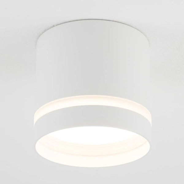 Lampa sufitowa tuba Cres 10478 Nowodvorski punktowa okrągła biała