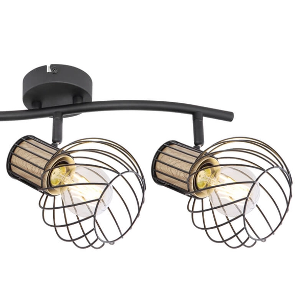 Sufitowa lampa ruchoma Luise 54012-3DS 3-punktowa czarna
