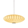 Lampa wisząca SILK FLAT ST-2328-60 z tkaniny kula biały