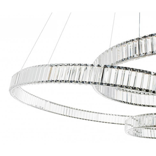 Wisząca lampa salonowa Wave MSE1501100198 Moosee LED 120W 3000K chrom