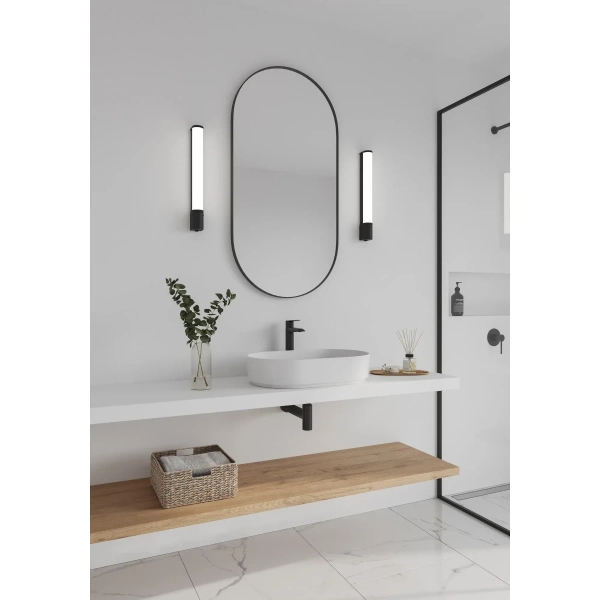 Ścienny kinkiet do łazienki Malaika 2310201003 LED 6W 3000K IP44 czarny