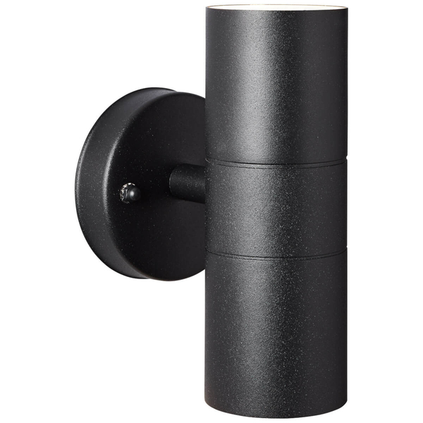 Metalowy kinkiet ścienny na taras Jandy 90966A06 IP44 czarny