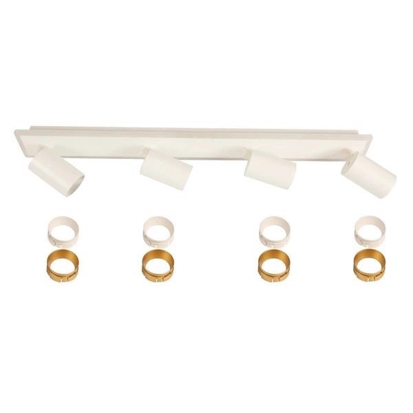 Podłużna lampa sufitowa Parma LP-0612/4C WH Light Prestige LED 50W 3000-6000K biała