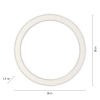 Lampa sufitowa sterowana pilotem PURE-LINES srebrna 6309-95 1xLED 30W 2700-5000K