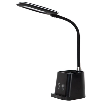 Lampka biurkowa z pojemnikiem Penny 18674/06/30 Lucide LED 4,7W 3000K czarna