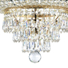 Żyrandol glamour Palace DIA890-CL-18-G kryształowy mosiądz