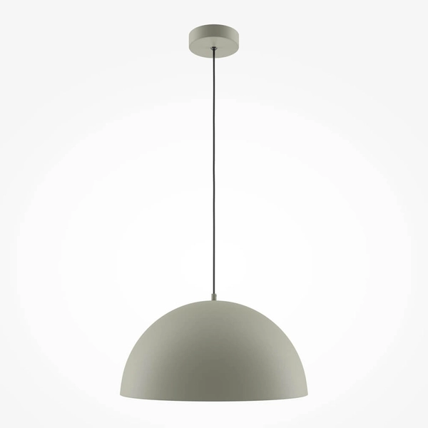 Wisząca lampa kuchenna Basic colors MOD168PL-01BG Maytoni kopuła szary