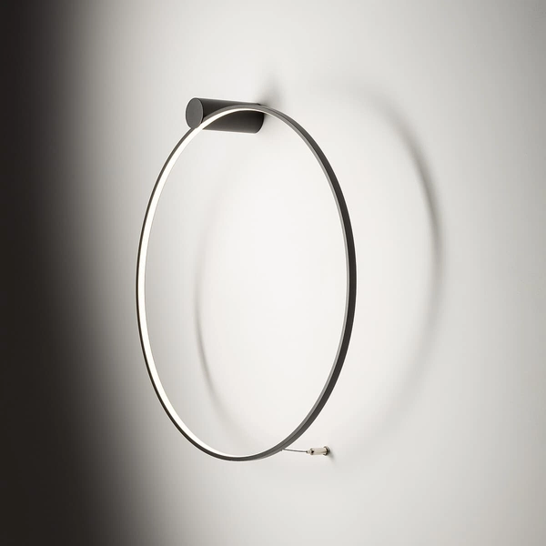 Lampa pierścieniowa ścienna Circolo 10815 Nowodvorski LED 21W 3000K czarna