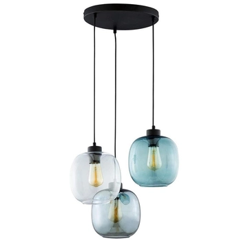Industrialna lampa wisząca Elio 3184 TK Lighting potrójna szklane kule