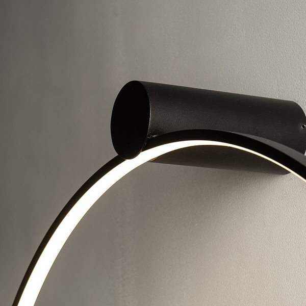 Lampa ścienna pierścieniowa Circolo 10865 Nowodvorski LED 21W 4000K czarna
