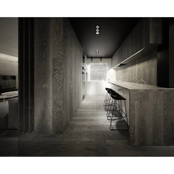 Wpust LAMPA sufitowa YATOMI 3332 Shilo prostokątna OPRAWA podtynkowa OCZKA regulowane listwa metalowa czarna