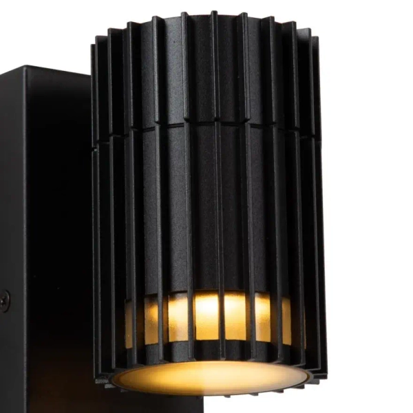 Nowoczesny zewnętrzny kinkiet Timbala 11840/01/30 tubka IP44 czarny