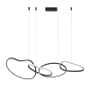 Lampa wisząca pierścienie Fonte PND-22412-S4-BK LED 60W 3000-6000K czarny