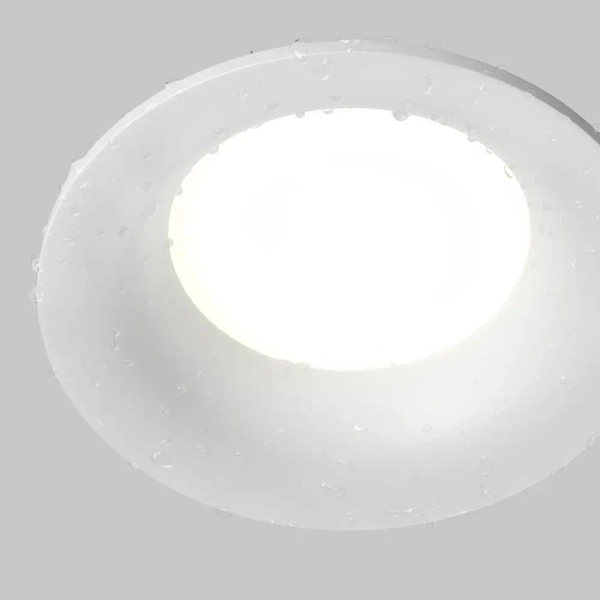 Podtynkowa lampa zewnętrzna Slim DL088-GU10-RD-W IP65 biała
