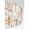 LAMPA wisząca PUNTES MOD043PL-04G Maytoni szklana OPRAWA okrągły ZWIS glamour złoty