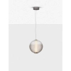 Wisząca lampa do sypialni CORVELA LE45174 LED 20W 3000K kula brązowa szara