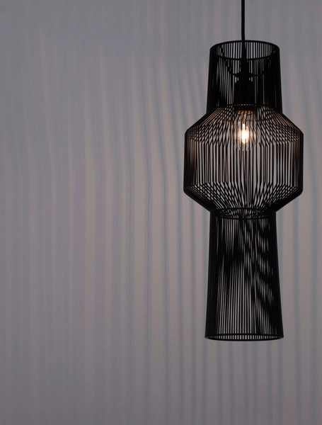 Loftowa lampa wisząca GUAYMAS LE42930 druciak nad stół czarny