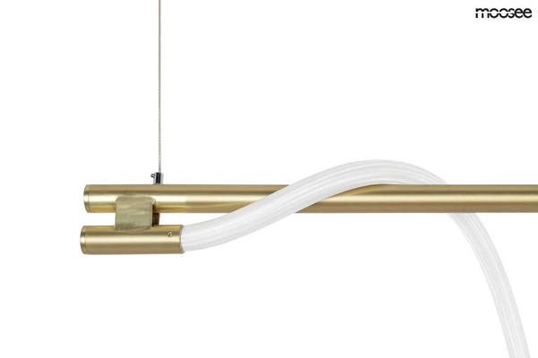 Lampa wisząca Serpiente MSE010100178 LED 22,4W ze sznurem złota